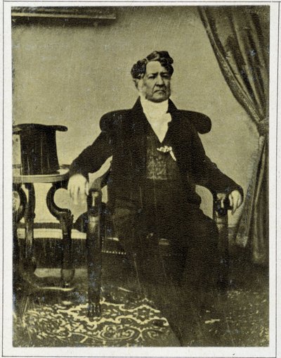 Portræt af Louis Philippe I (1773 - 1850) i 1845. af Unknown photographer