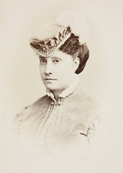 Portræt af Marie-Caroline Carvalho af Unknown photographer