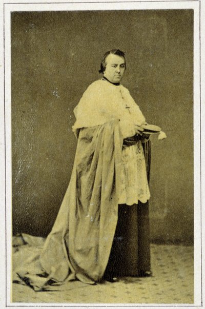 Portræt af Monseigneur Lavigerie (1825 - 1892) i 1869 af Unknown photographer
