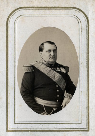 Portræt af Napoleon Jerome (Napoleon-Jerome) Bonaparte (1822-1891). af Unknown photographer