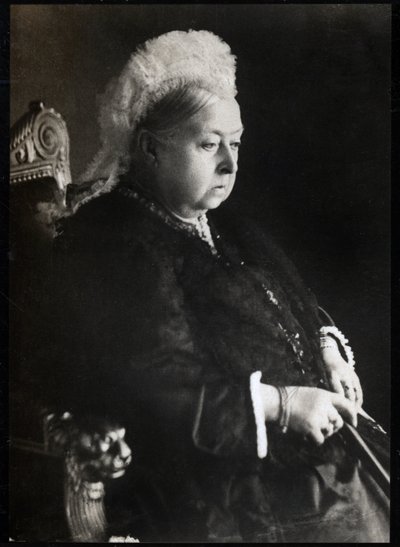 Portræt af dronning Victoria (Victoria Iere) (1819-1901), dronning af Det Forenede Kongerige af Storbritannien og Irland. FPL samling. af Unknown photographer