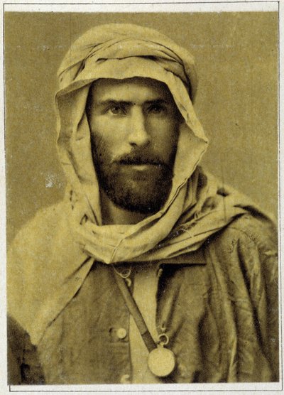 Portræt af Savorgnan de Brazza i 1882. af Unknown photographer