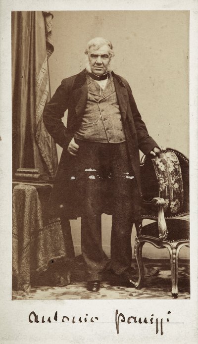 Portræt af senator Antonio Panizzi (1797-1879), direktør for British Museums bibliotek af Unknown photographer