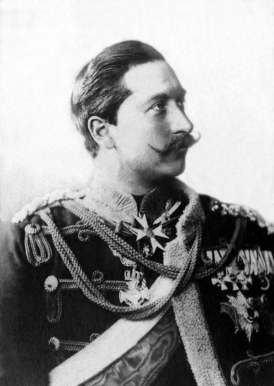 Portræt af Vilhelm II (1859-1941), sidste kejser af Tyskland og sidste konge af Preussen fra 1888 til 1918. af Unknown photographer