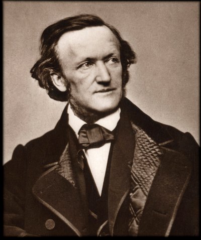 Portræt af komponist Richard Wagner (1813-1883) - Portræt af Richard Wagner (1813-1883), tysk komponist. af Unknown photographer