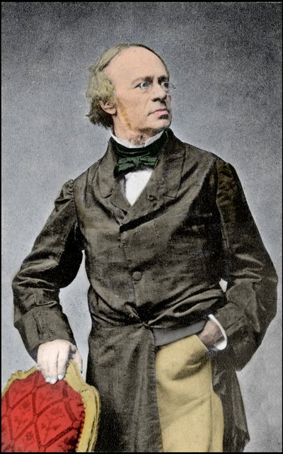 Portræt af den franske komponist Jacques Fromental Levy dit Halevy (1799-1862) af Unknown photographer