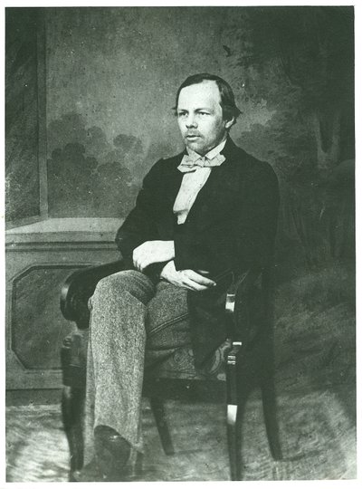 Portræt af forfatteren Fjodor Mikhaylovich Dostoyevsky (1821-1881), Anonym af Unknown photographer