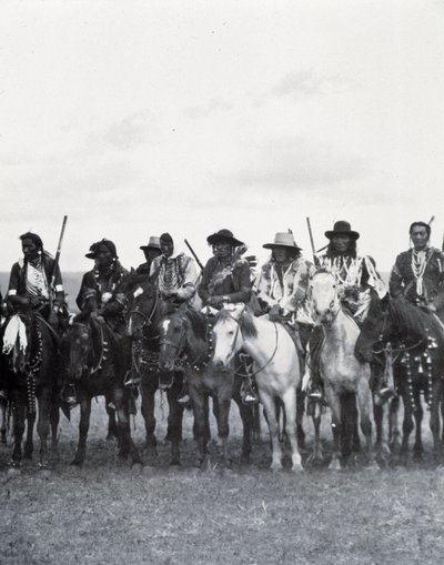Prærieindianere, Canada, slutningen af det 19. århundrede. af Unknown photographer
