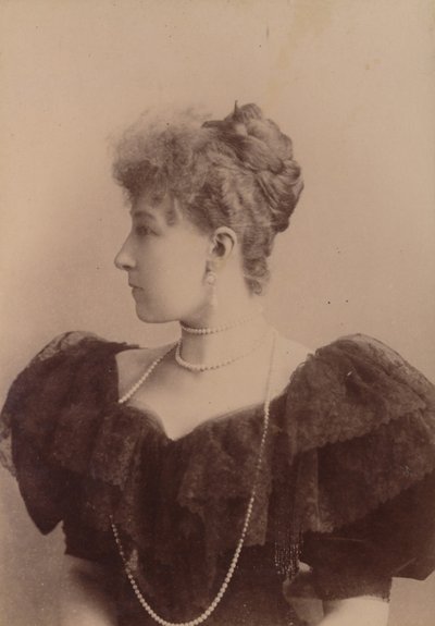 Prinsesse Stéphanie Clotilde Louise Herminie Marie Charlotte af Belgien (21. maj 1864 - 23. august 1945) af Unknown photographer