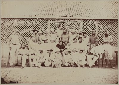 Royal Artillery Cricket-hold, Indien af Unknown photographer