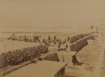 Strongpoint, Kabul 1879 (s/h-billede) af Unknown photographer