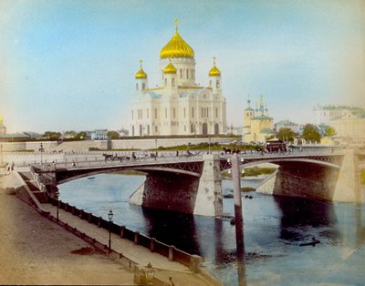 Kristus Vor Frelsers tempel, Moskva af Unknown photographer
