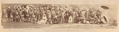 The East Indian Railway Rifle frivillige i deres træningslejr af Unknown photographer