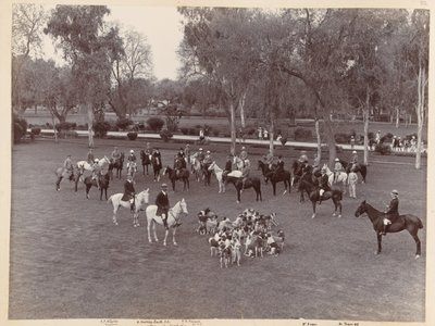 Peshawar Vale Jagt af Unknown photographer