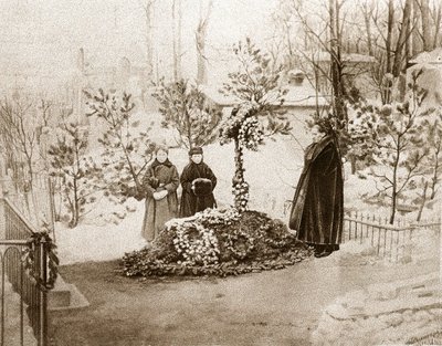 Familien til den russiske forfatter Fjodor Dostojevskij (Dostojevskij eller Dostojevskij af Unknown photographer