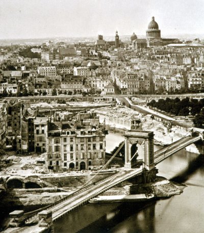 De store værker i Paris: gennemboringen af Rue du Bellay af Unknown photographer