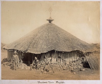 Theodors grav, Magdala, Abessinien af Unknown photographer