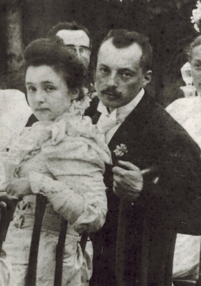 Vladimir Dmitrievich Nabokov (1870-1922) og Elena Ivanovna Rukavishnikova (1876-1939), Anonym. Fotograf af Unknown photographer