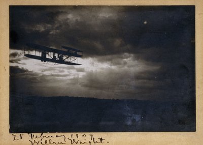 Wilbur Wright in Flight, med autografsignatur 