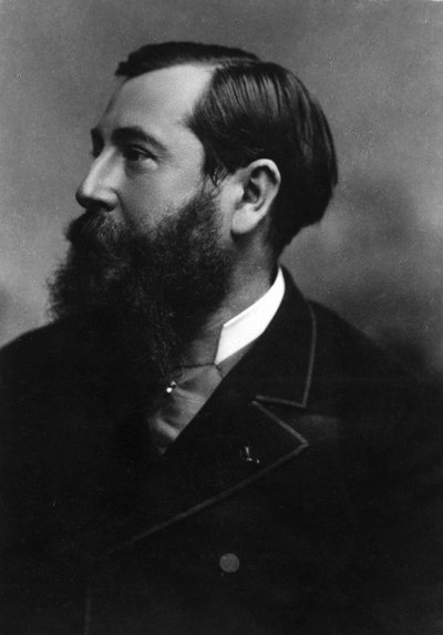 portræt af Leo Delibes. (1836 - 1891).Fransk komponist. af Unknown photographer