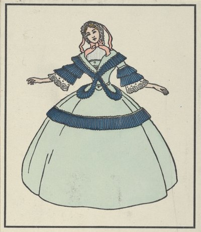 Biedermeier Fashion, 1908. af Urban Janke