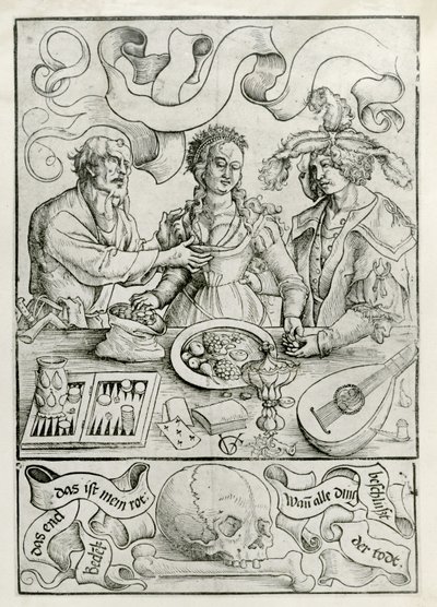 Lejesoldatkærlighed, ca. 1511 (træsnit) af Urs (1485-1528) Graf