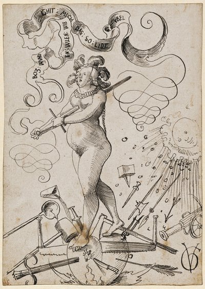 Kærlighedens pinsler, ca. 1516. af Urs Graf