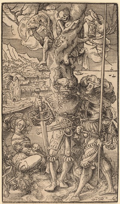 To lejesoldater og en kvinde, 1524. af Urs Graf