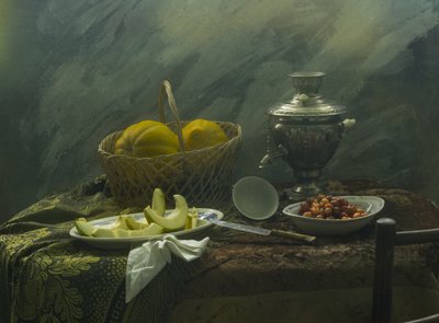 Landlige meloner og samovar af UstinaGreen