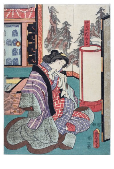 Shiraito fra Hashimotoya af Utagawa (1786-1865) Kunisada