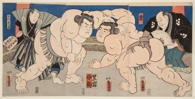 Koyanagi Et Det er sort. Illustreret af Utagawa Kunisada (1786-1865) af Utagawa Kunisada