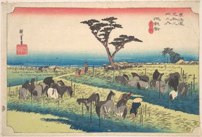 Chiryu, Shuka Uma Ichi af Utagawa Hiroshige