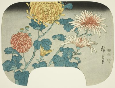 Krysantemum af Utagawa Hiroshige