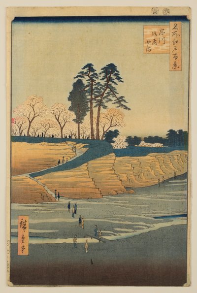 Gotenyama i Shinagawa, fra serien «Hundrede berømte udsigter over Edo» af Utagawa Hiroshige