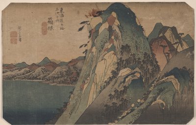 Hakone fra 53 stationer i Tokaido af Utagawa Hiroshige