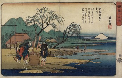 Juvelfloden Cho_fu i Musashi-provinsen, 1835-1837 af Utagawa Hiroshige
