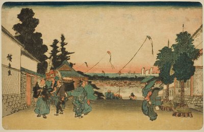 Kasumigaseki, fra Te-serien s af Utagawa Hiroshige