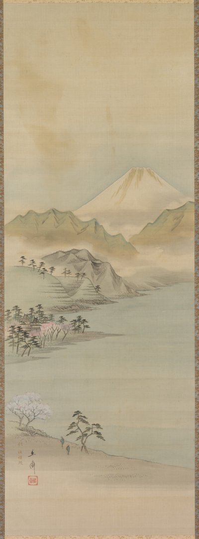 Suwa søen af Utagawa Hiroshige