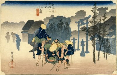 Mishima S Tachi lyd 11 af Utagawa Hiroshige