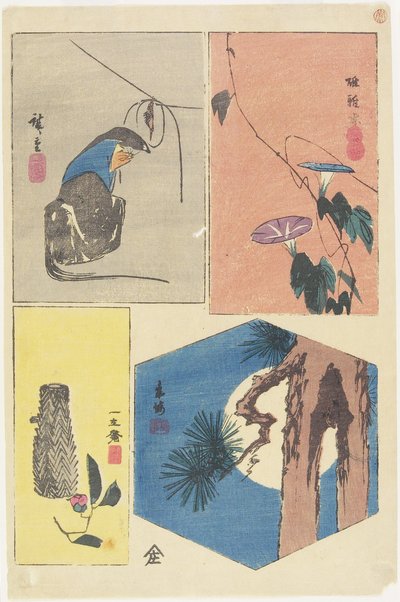 Blandet tryk af de berømte udsigtspunkter fra Edo, ca. 1857 af Utagawa Hiroshige