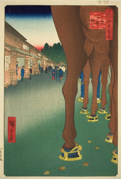 Yotsuya Toshinjuku At Yotsuya Toshinjuku, fra serien )” af Utagawa Hiroshige