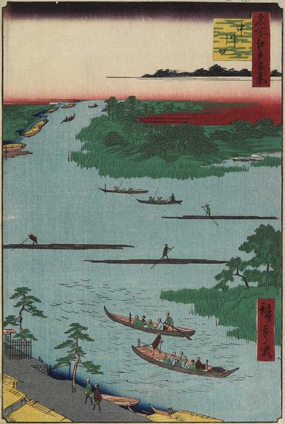Nakagawa River Mouth, marts 1857 af Utagawa Hiroshige