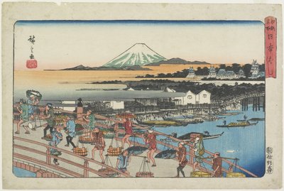 Japan Bashi B af Utagawa Hiroshige
