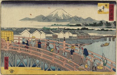 Nihonbashi B Ridge, 1830-1858 af Utagawa Hiroshige