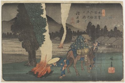 Nr.19 Karuizawa, 1830-1844 af Utagawa Hiroshige