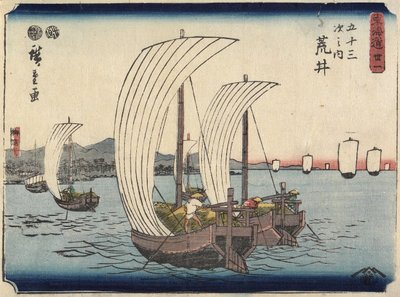 af. 31 Vask, 1847-1852 af Utagawa Hiroshige