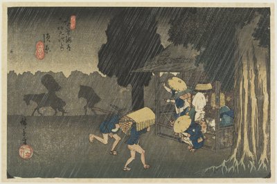 No.40 Suhara, 1830-1844 af Utagawa Hiroshige