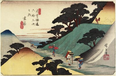 No.43 Tsumago, 1830-1844 af Utagawa Hiroshige