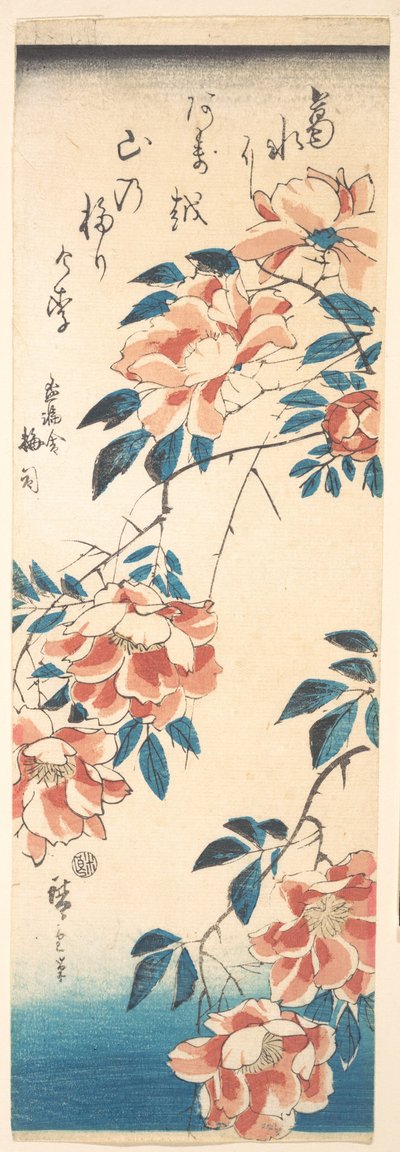 Rose af Utagawa Hiroshige