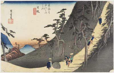 Sayo Mountain Pass, Nissaka, ca. 1833 af Utagawa Hiroshige